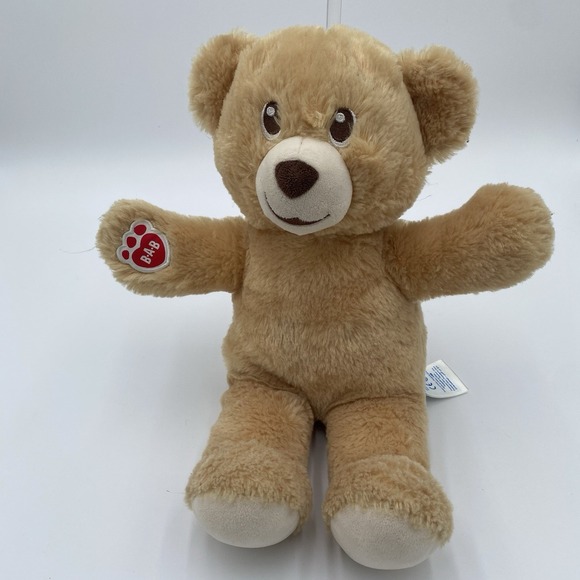 Build A Bear Cream / White 15" Bear Teddy Bear Plush Stuffed Animal Toy  2017 - Picture 1 of 5